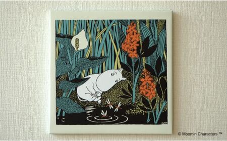 MOOMIN(ムーミン) ファブリックフレーム Sサイズ(ムーミン) キャラクター インテリア 絵画 HNNA025