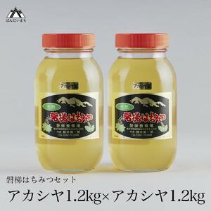 【予約】国産純粋はちみつ 天然 農林水産大臣賞 磐梯はちみつ 1200g［瓶］ はちみつセット　1200g×2 　※令和8年7月より順次発送予定