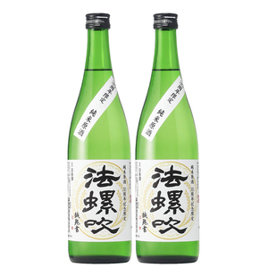 【数量限定】純米原酒「法螺吹」35周年記念酒720ml×2本【AE-004】