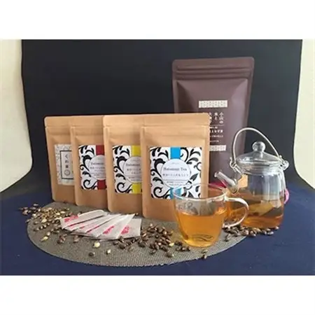 発芽ハトムギ茶10包＆ハーブティーセット(レモングラス・ミント・アップルシナモン・くわ茶　各6包入)【1094712】