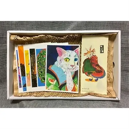 【オリジナルアートセット5】ポストカード(6枚)・一筆箋(1冊)_雑貨・日用品  文房具・印鑑 _【1084754】