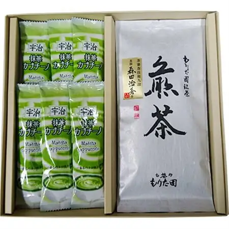茶審査技術九段 茶師　森田治秀作 お茶セット_飲料・ドリンク 茶葉・ティーバッグ 茶 _【1047438】