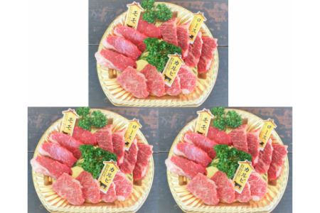 ttn197土佐あかうし焼肉3種盛　1人前(200g)×3P