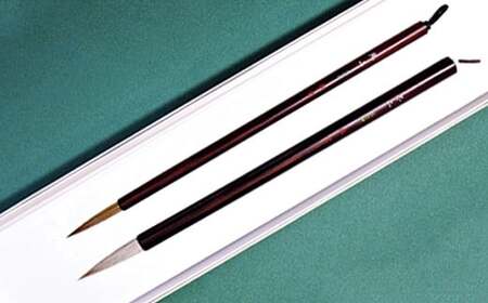 筆工房楽々堂の絵手紙筆　大小2本セットA＜054-008＞