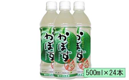  ジュース ペットボトル 500ml 24本 清涼飲料水 果汁飲料 かぼすドリンク かぼす飲料 かぼす 飲料 ／ かぼすドリンク 500ml×24本＜131-012＞