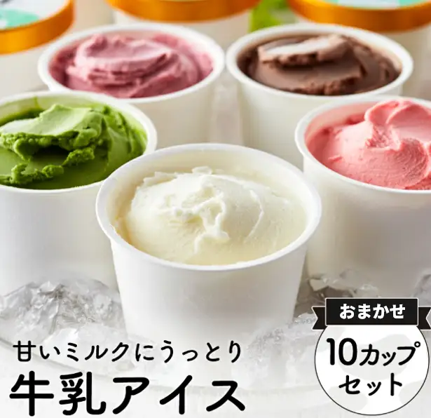 おまかせフレーバー】【累計1.8万個突破！】アイスクリーム詰め合わせ