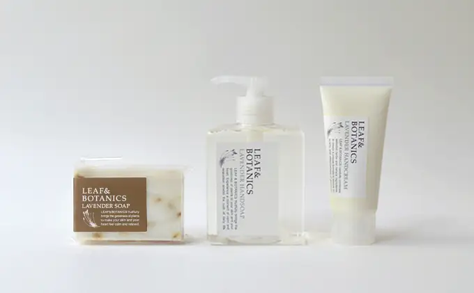 ハンドソープ３種・ヘアトリートメントセット・オイルセットおまとめ 石鹸 LEAF＆BOTANICS A セット 3種 松山油脂 美容 固形石鹸 液体石鹸