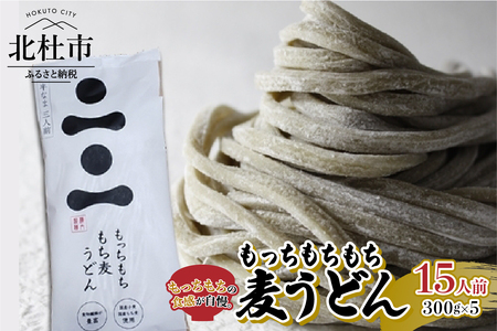 もっちもちもち麦うどん5セット [h096]