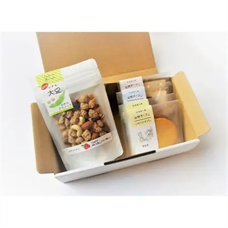 低糖プチスイーツBOX[北海道　帯広　晴cafe　大豆　グラノーラ]_菓子・スイーツ クッキー    菓子・スイーツ 焼き菓子      穀物加工品 _【1205582】