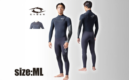 ウェットスーツ CYBER 3/2mm ZEST-LIMITED フルスーツ FALL/WINTER仕様  MLサイズ