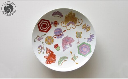 ARITA PORCELAIN LAB (アリタポーセリンラボ) 宝づくし 大皿 有田焼 おめでたい 正月 おせち A75-80