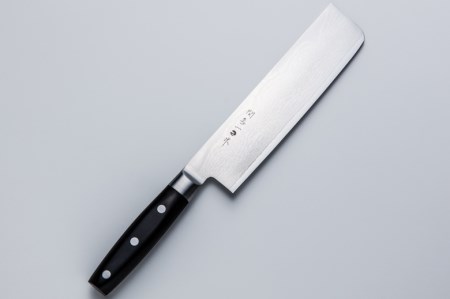 関喜一作 ダマスカス 菜切り包丁 H28-06