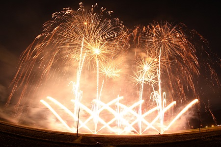 岐阜県大垣市で堪能するプライベート花火 2～4号玉 合計75発（5～7分程度） 