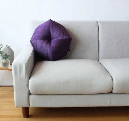 【 洛中高岡屋 】長く楽に座れる寛ぎのアイテム 西陣織 おじゃみ座ぶとん （都縞・紫）