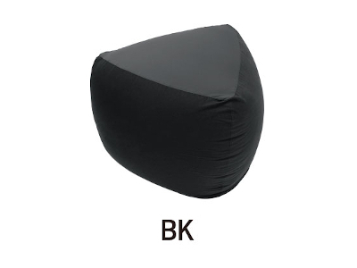 MOGU 三角フィットソファ BK（ブラック）【離島　配送不可】
