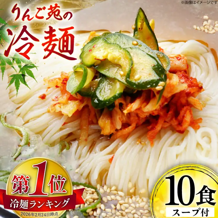 冷麺 りんご苑の冷麺 スープ付 10食 [りんご苑 山形県 高畠町 tk06ays660000]