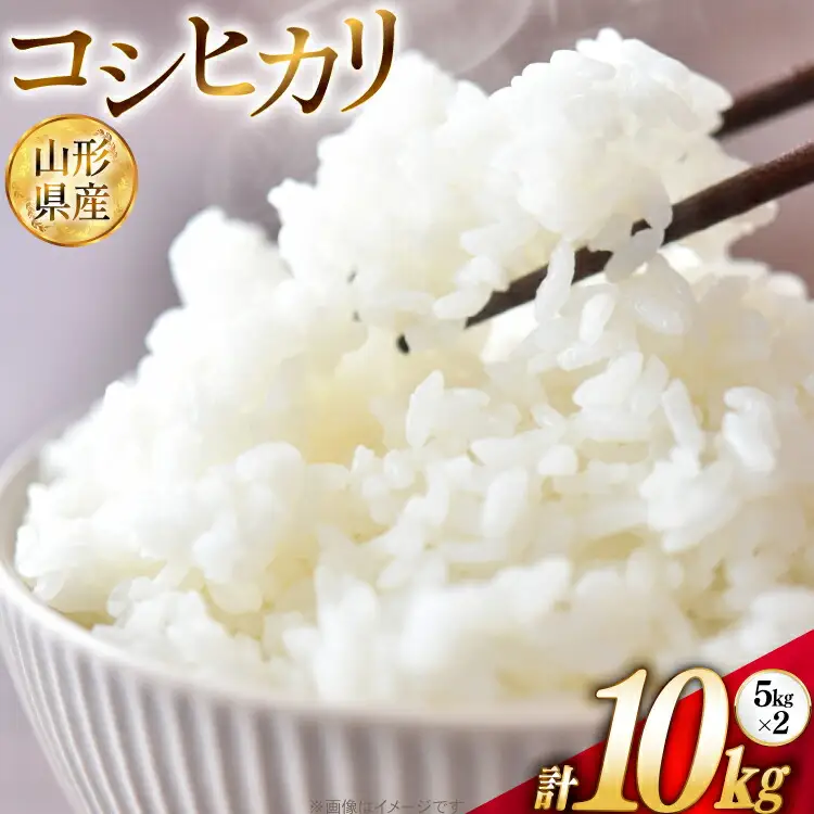 米 令和7年 コシヒカリ 5kg 2P 計 10kg [JA山形おきたま 山形県 高畠町 tk06ays870003]
