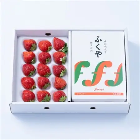 【12月上旬より順次発送】博多名物「あまおう」＆ふくや「味の明太子」(ギフト箱)(大野城市)_果物・フルーツ いちご  イチゴ 苺  魚介・海産物 明太子  めんたいこ_【配送不可地域：離島】【1102519】