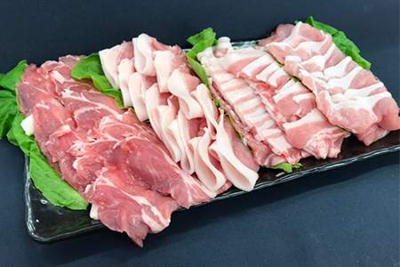 豚肉 しゃぶしゃぶ 800g (ロース バラ 肩ロース モモ) 各200g×4種 三元豚 米豚 国産 豚肉 冷凍