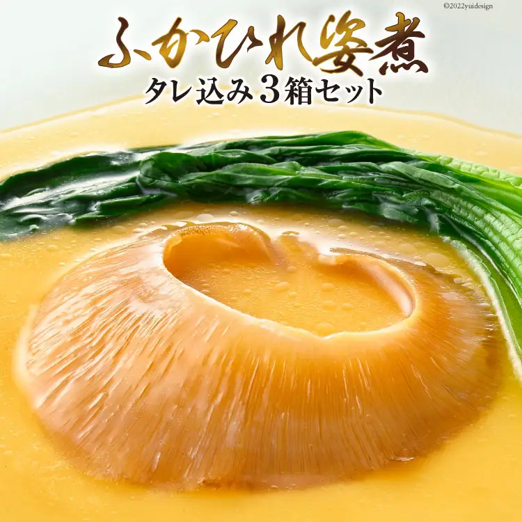ふかひれ姿煮 タレ込み3箱セット [石渡商店 宮城県 気仙沼市 20564167]