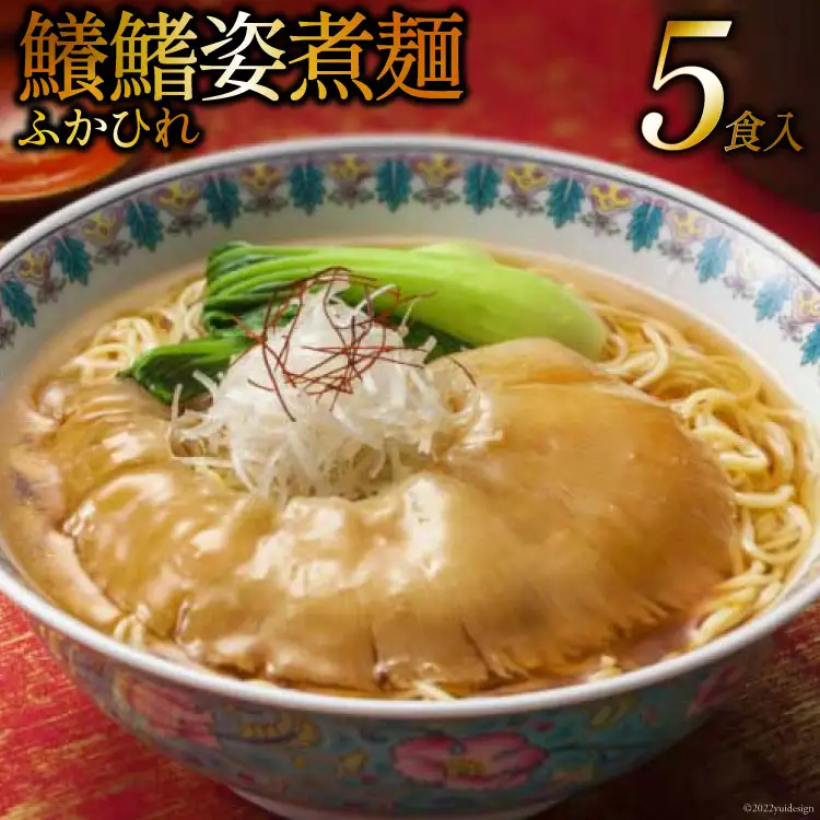 鱶鰭姿煮麺 5食入れ [石渡商店 宮城県 気仙沼市 20563855]