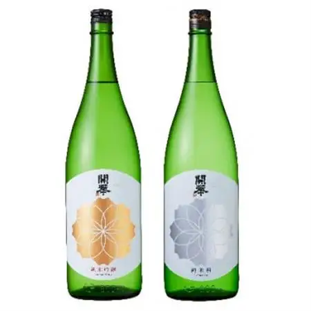 【創業350年の老舗酒蔵】開華　純米酒一升瓶呑み比べセット(1.8L×2本)_酒・アルコール 純米吟醸 日本酒 sake サケ  酒・アルコール  日本酒 sake サケ_【1086821】
