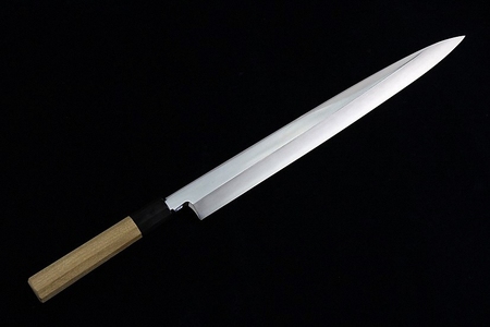 柳刃包丁２４０ミリ銀三鋼　柳刃 包丁 日本製 ステンレス 刃渡り24cm 240mm 料理 高級 本格的 刺身用 刺し身 ふるさとのうぜい 故郷納税 返礼品 高知県 土佐市【田所刃物株式会社】 [BQAS005]