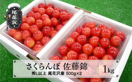 先行予約 さくらんぼ 佐藤錦 1kg 秀 Lサイズ以上 令和8年産 kb-snkzx1000