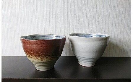 大谷焼 幻の渦潮麺鉢 2個　鳴門　陶器　食器　麵鉢　ギフト　母の日　父の日　敬老の日　結婚祝い　クリスマス　大谷焼