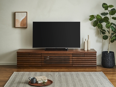 【開梱・設置】アストロ 180cm テレビボード（ウォールナット）　AX046
