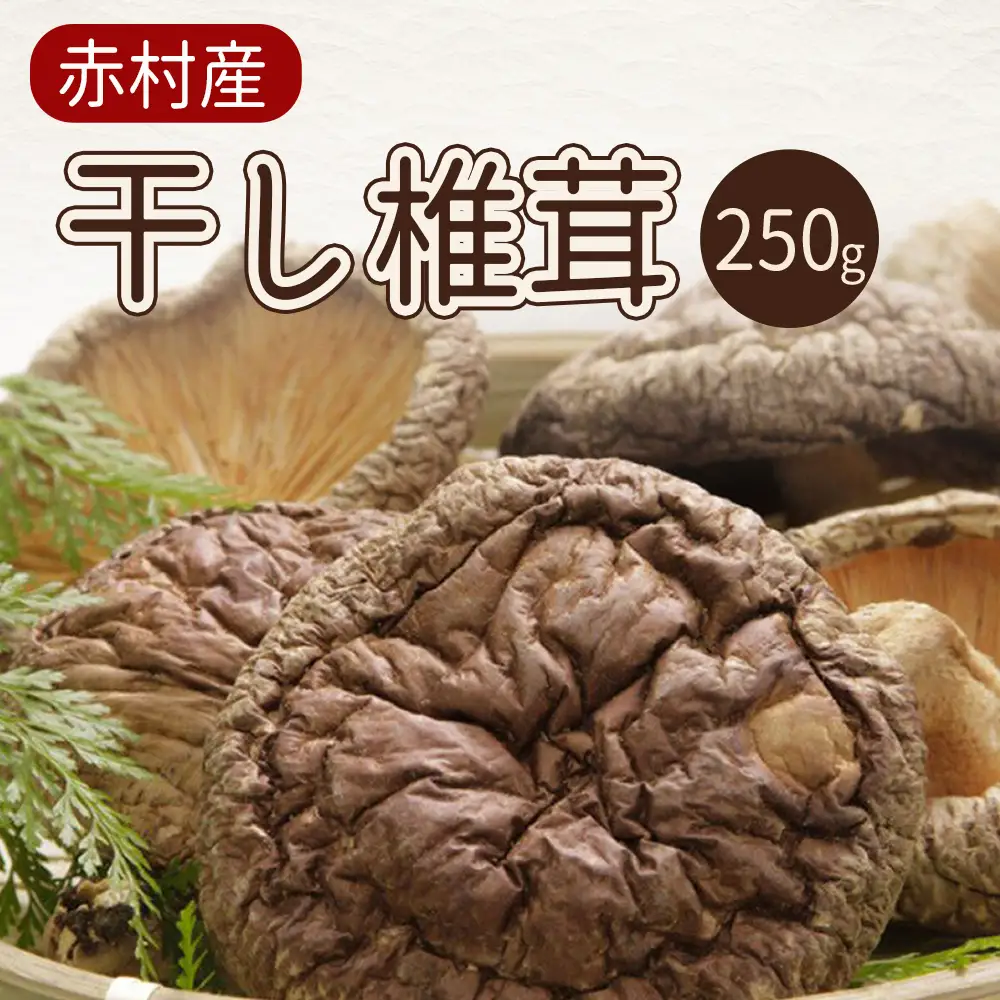 赤村産　干し椎茸 約250g L2