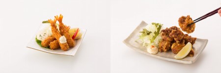 お家で「ごちそうおかず」　はかせ謹製「海老フライ＆若鶏唐揚げセット」 098-G125