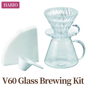 HARIO V60 ガラスのコーヒードリッパーセット「V60 Glass Brewing Kit」［S-VGBK-02-T］_BE29