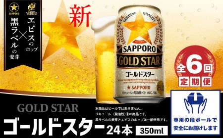 『定期便：全6回』 GOLDSTAR350ml×24本 ゴールドスター【300100251906】