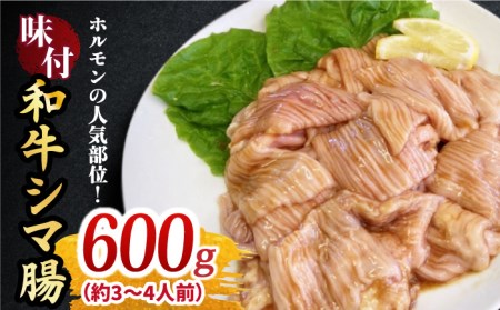 ホルモン専門店の和牛シマ腸 600g（3?4人前）[FAC008]