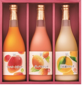 驚きの果実感！トロピカルフルーツドリンク(合計3本・各720ml、マンゴー、グァバ、日向夏) フルーツ 果物 ジャム_K021-002