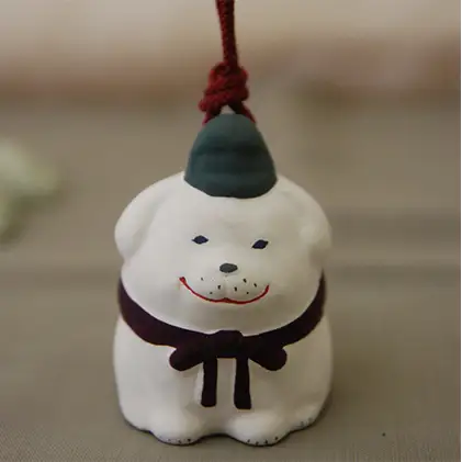 土鈴　聖徳太子の愛犬「雪丸」 インテリア 工芸品 キャラクター 