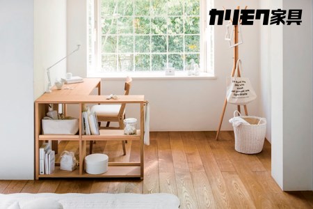カリモク家具『学習デスクセット：ユーティリティプラスA』SS3955 QS3586 XT0611 [1069]新生活