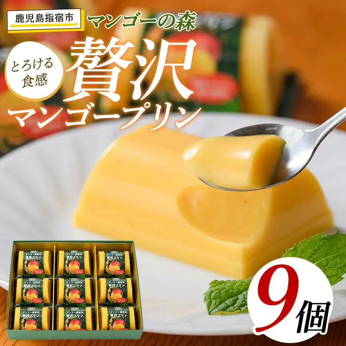 マンゴースイーツ マンゴー農家の贅沢マンゴープリン9個入 マンゴーの森 IB040-005 マンゴープリン マンゴープリン