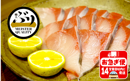 A1-47192／【鹿児島産ぶり冷凍】ぶりスライス２ｐ（刺身・しゃぶしゃぶ用）