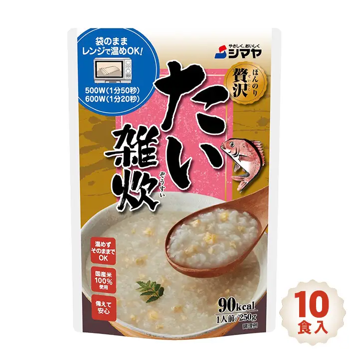 ほんのり贅沢　たい雑炊　10食入 No.091