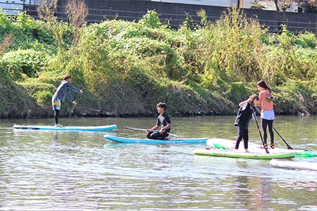 古利根川を「SUP」で水上クルージング 2名様分(小学4年生以上) | サップ さっぷ SUP 古利根川 RADIX SUGITO 埼玉県 杉戸町