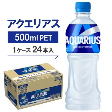 アクエリアス500mlPET  24本入_飲料・ドリンク  ジュース _【1137155】