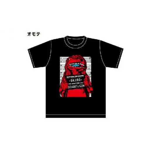 アメコミ風ガジロウTシャツ赤 kids（130）