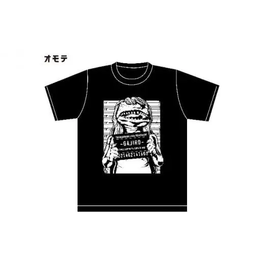 アメコミ風ガジロウTシャツ白 LL