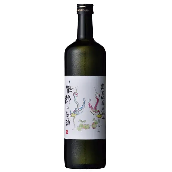 青木酒造 鶴齢の梅酒 純米吟醸仕込み 720ml【鶴齢 梅酒 うめ酒 純米吟醸 四合瓶 1本 日本酒 720ml 青木酒造 新潟 地酒 厳選 晩酌 熱燗 お酒 酒 さけ お中元 お歳暮 贈答】