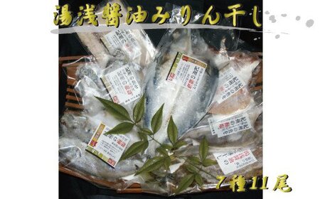 鯛入り梅塩干物と湯浅醤油みりん干し7品種11尾入りの詰め合わせ【和歌山の近海でとれた新鮮魚】【TM66】【tec202】