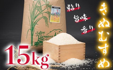 Y183 【令和8年産 新米】きぬむすめ15kg