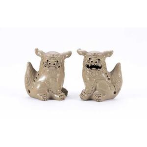 ＜受注生産品＞ミニミニシーサー★カラー：白★｜沖縄　やちむん　人気　シーサー