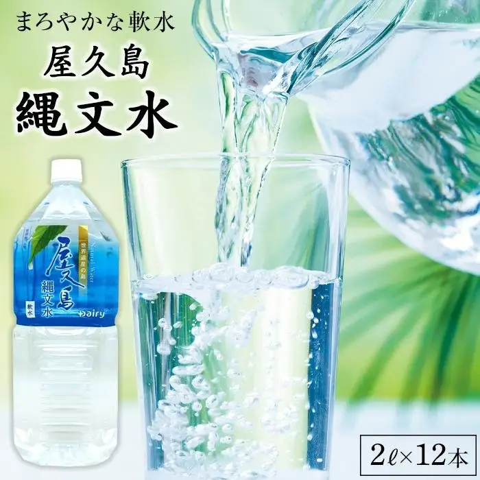 屋久島縄文水 2L×6本入り 2ケース